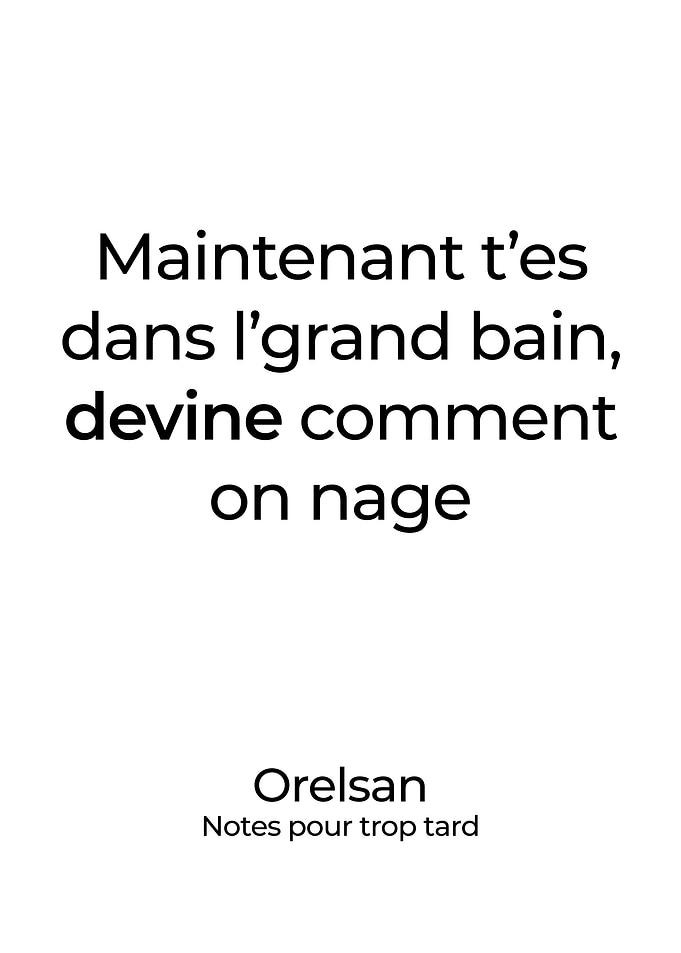 Orelsan affiche poster