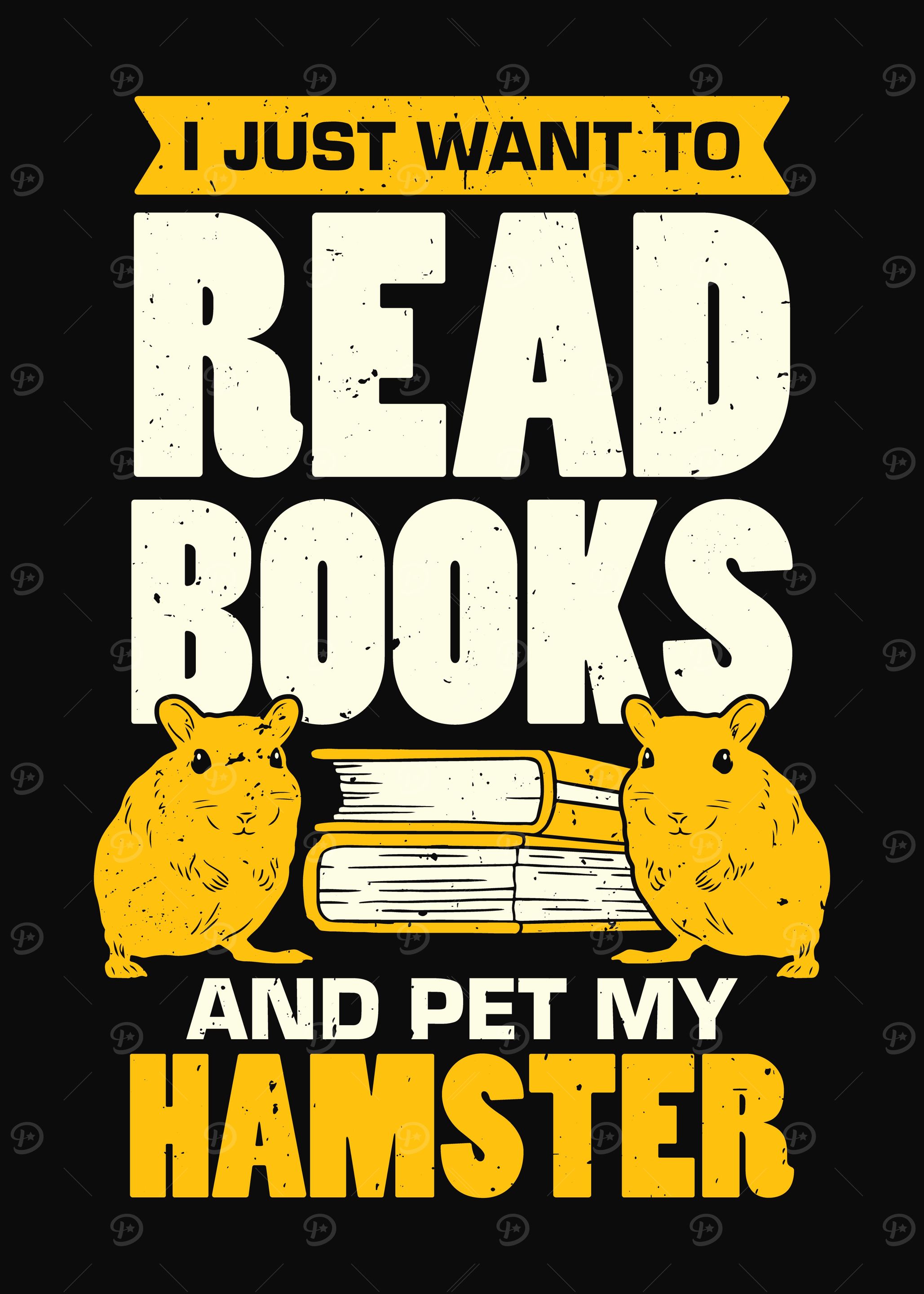 Hamster Reading Lover