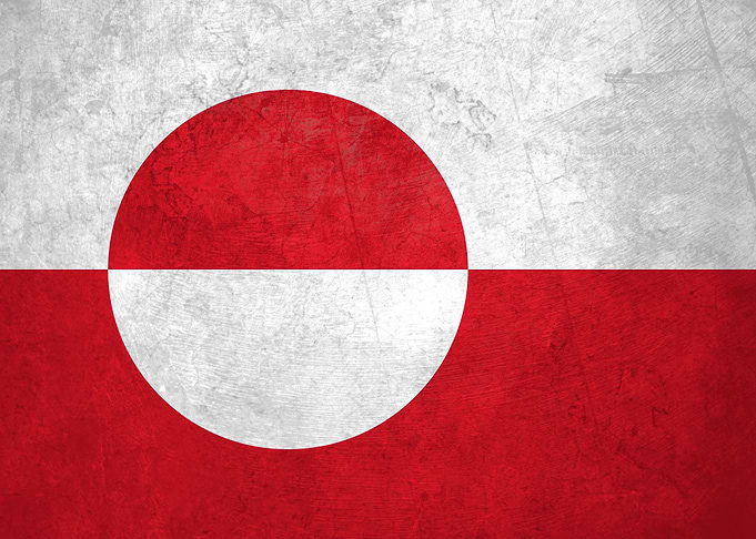 Flag of Greenland on Wall