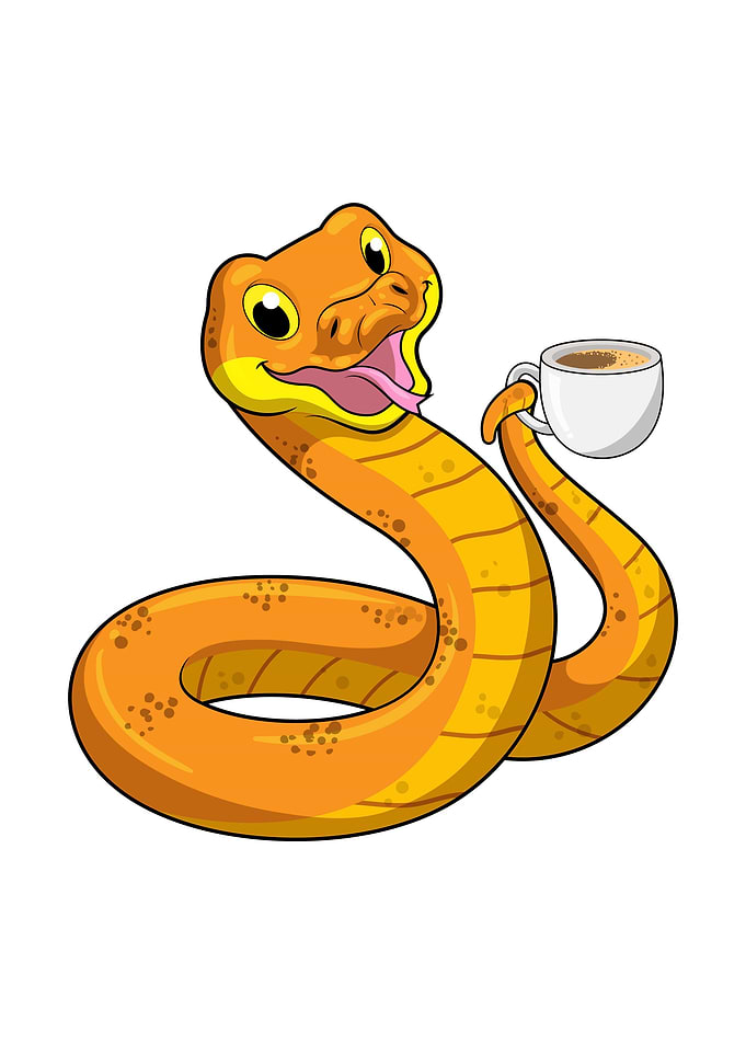 Snake Cup of Coffee