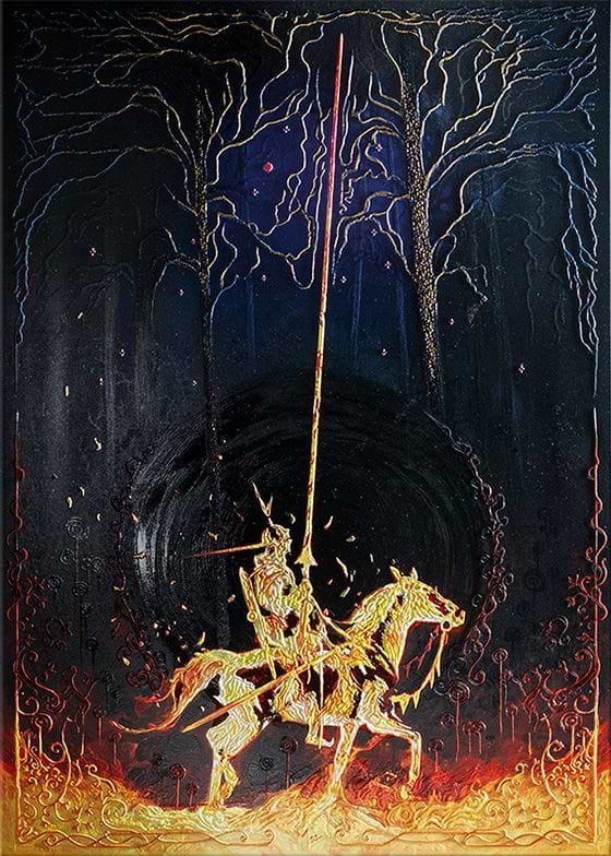 A Knight In Flames