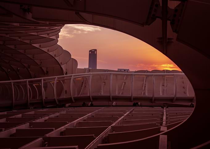 Sunset at Metropol Parasol
