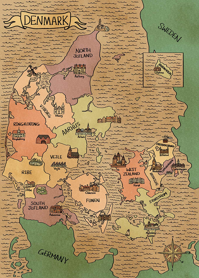Colorful Vintage Denmark