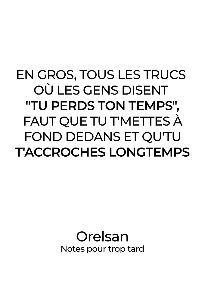 Orelsan affiche poster