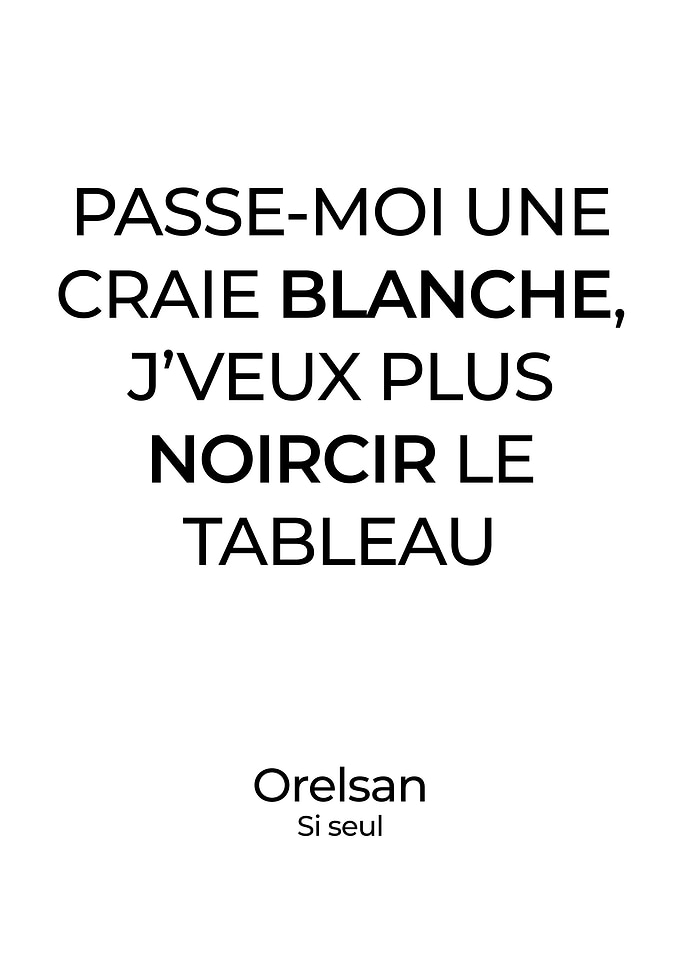 Orelsan affiche poster