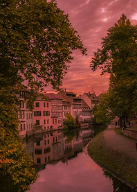 Sunset at Petite France