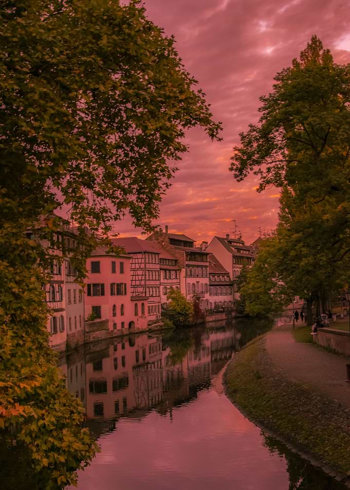 Sunset at Petite France