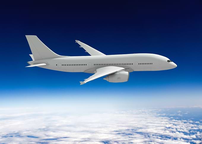 Airplane flying over Sky
