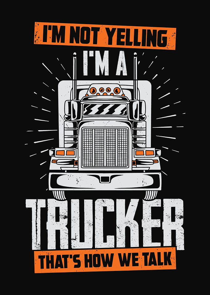 Funny Trucker Design