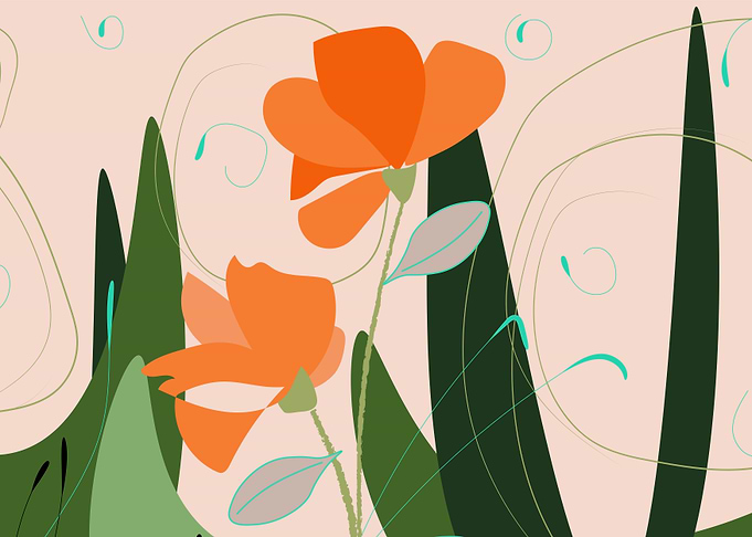 Two Poppies