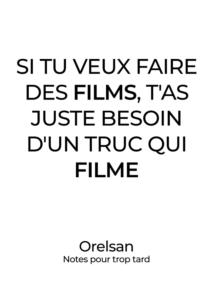 Orelsan affiche poster