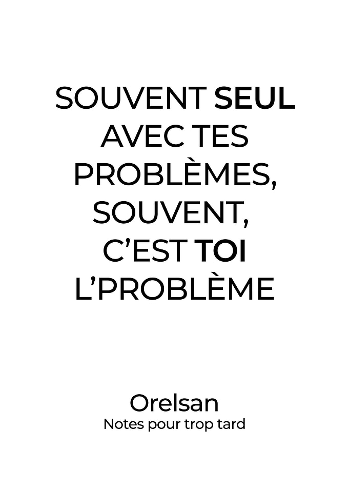 Orelsan affiche poster