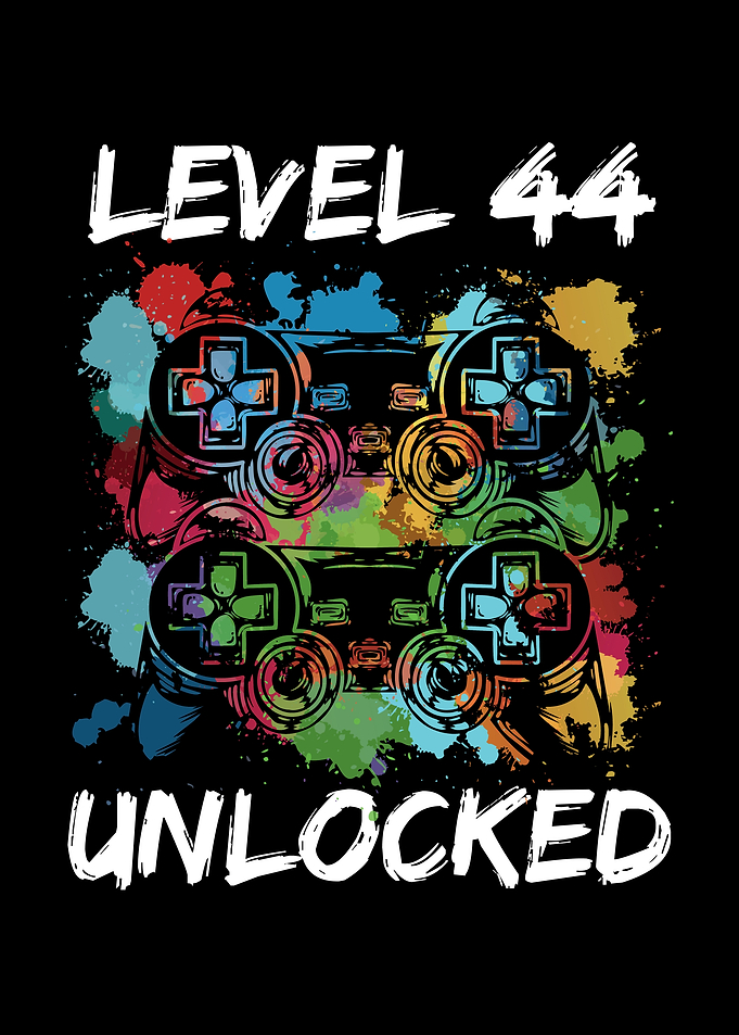 44 birthday gamer level