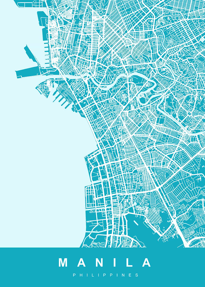 MANILA Map PHILIPPINES