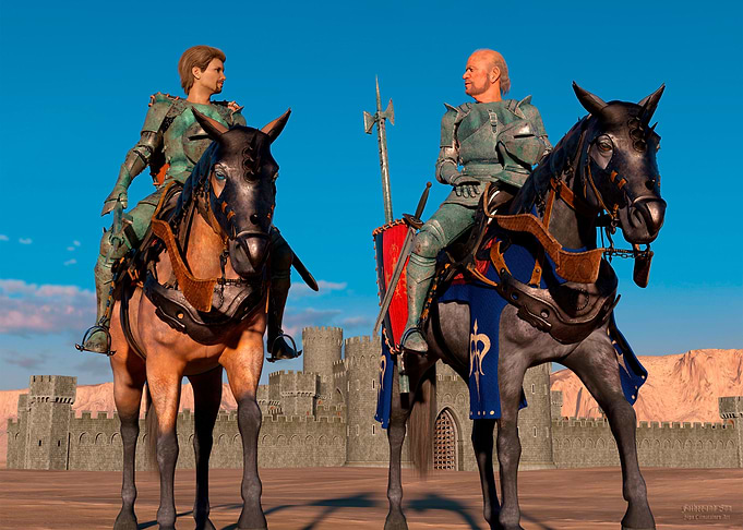 Knights Father and Son