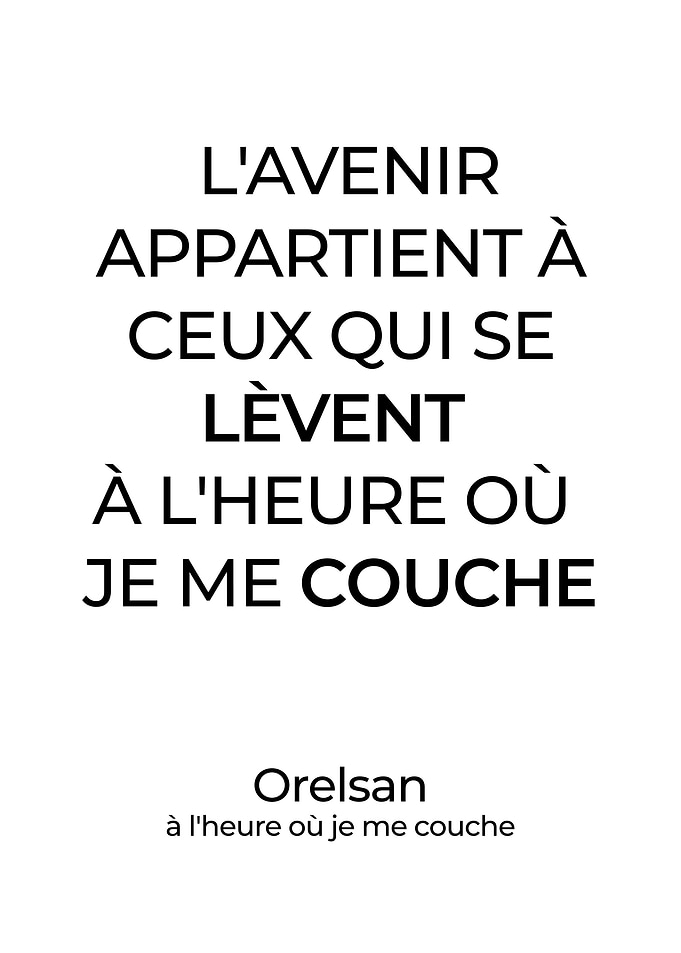 Orelsan affiche poster