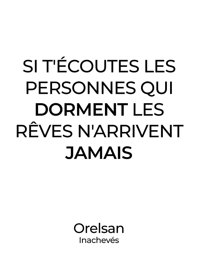 Orelsan affiche poster