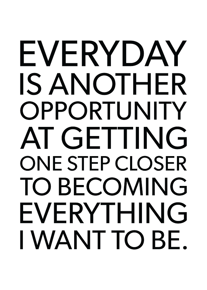One Step Closer Everyday
