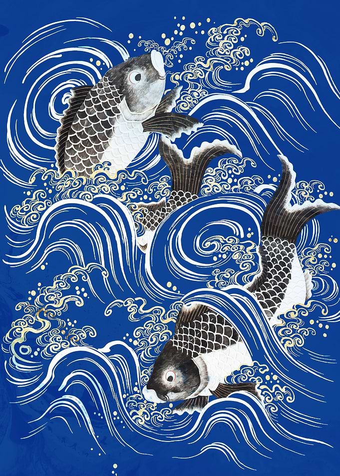Carp fish transform dragon
