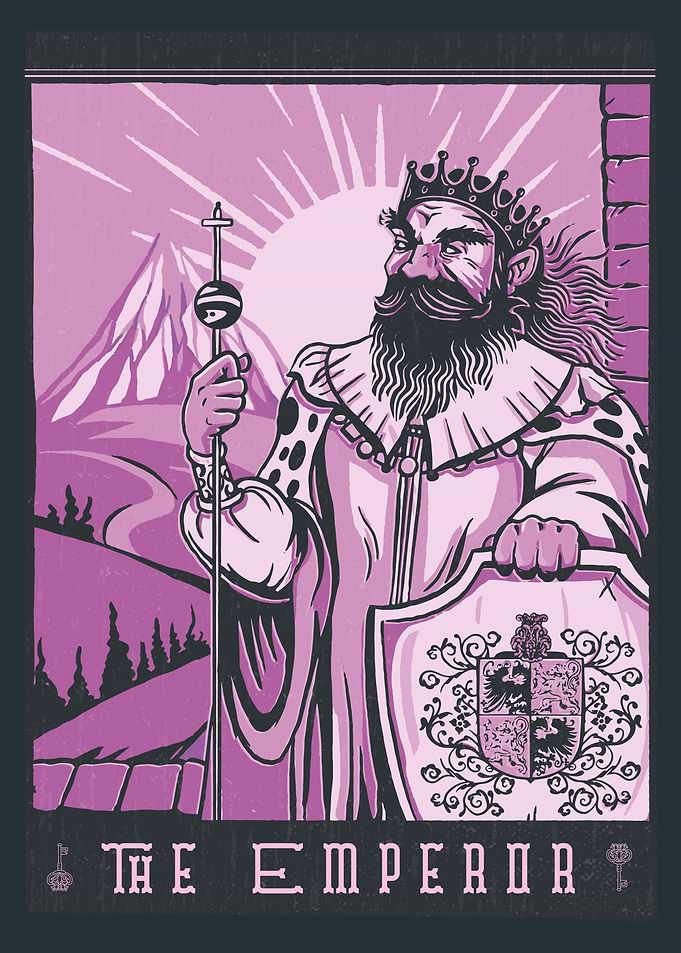 The emperor tarot