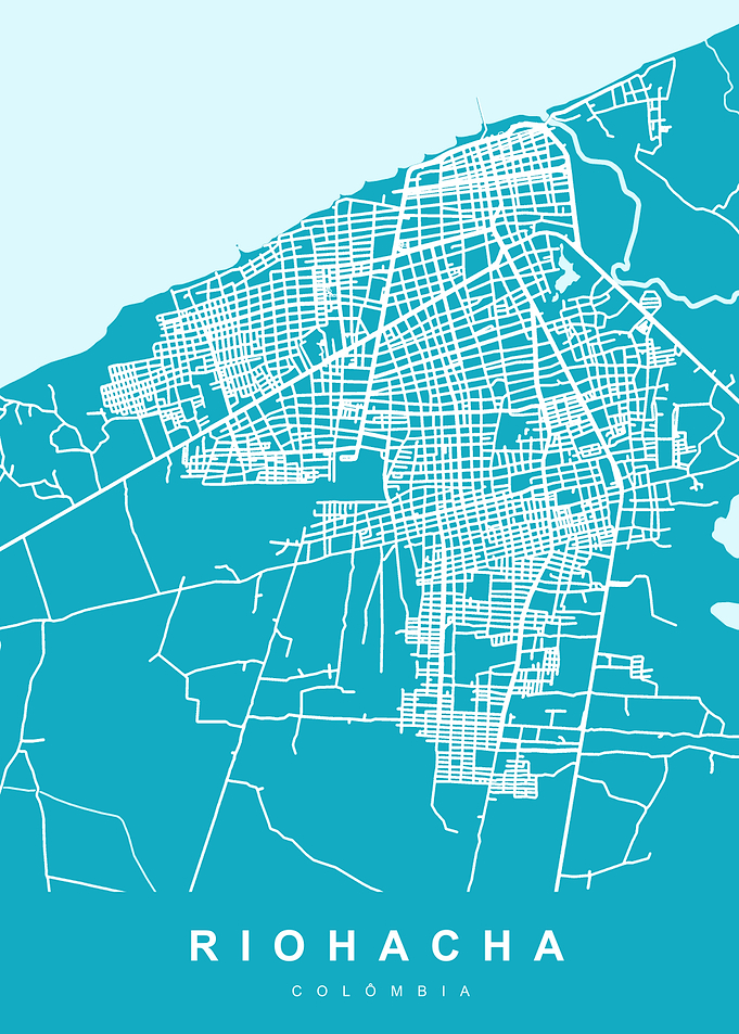 RIOHACHA Map COLOMBIA