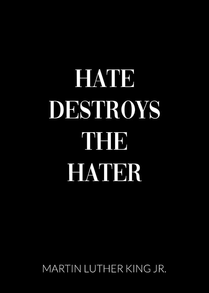 Martin Luther King Jr Hate