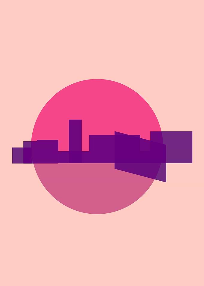 Preppy Abstract Print