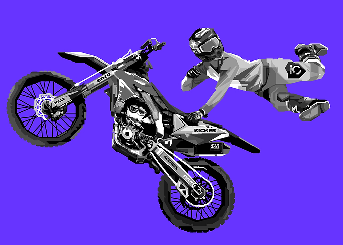 Motocross Freestyle Grey
