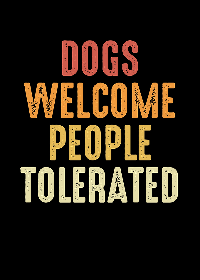 Dogs welcome