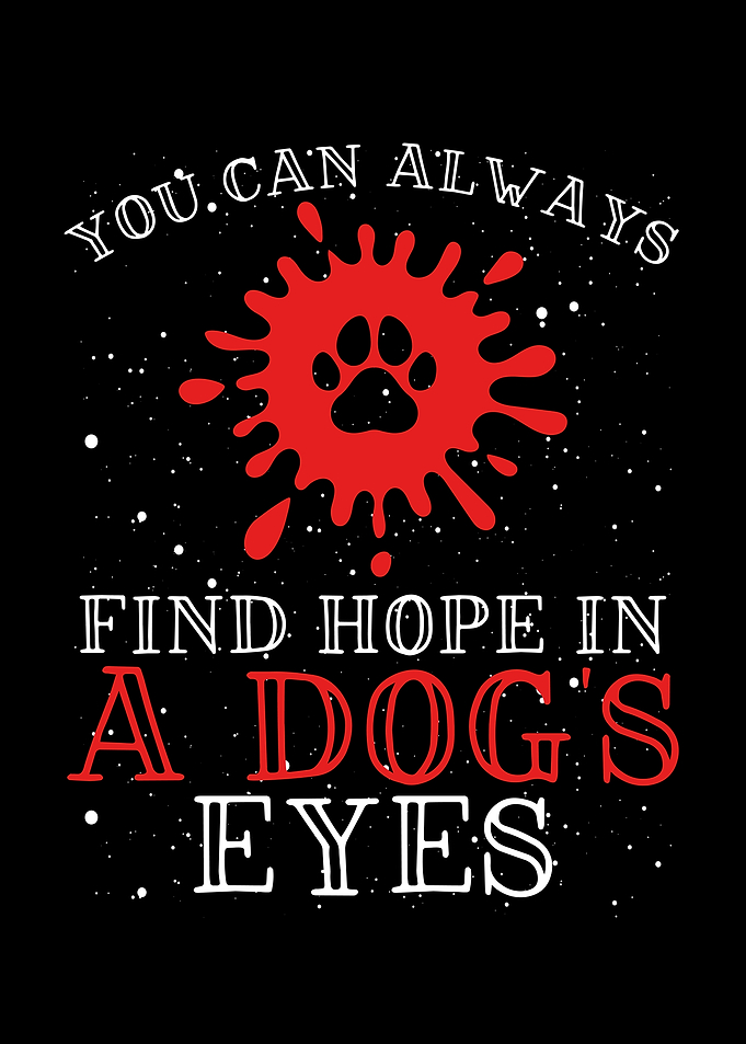 Find hope in a dogs eyes