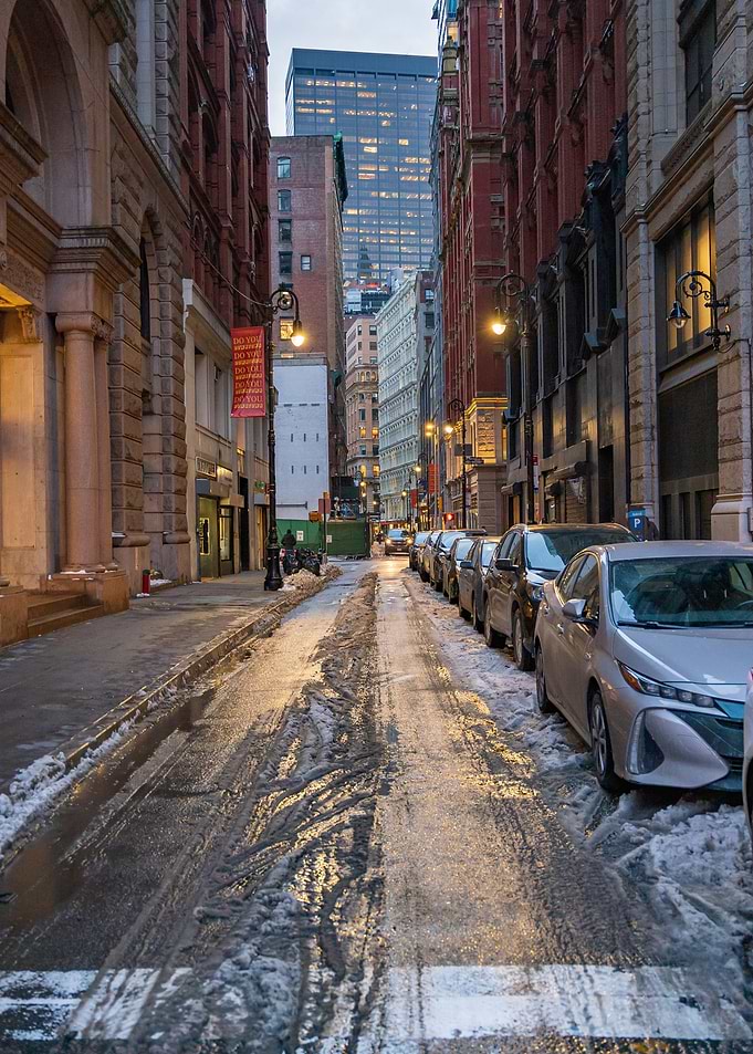 NYC Street in Winter