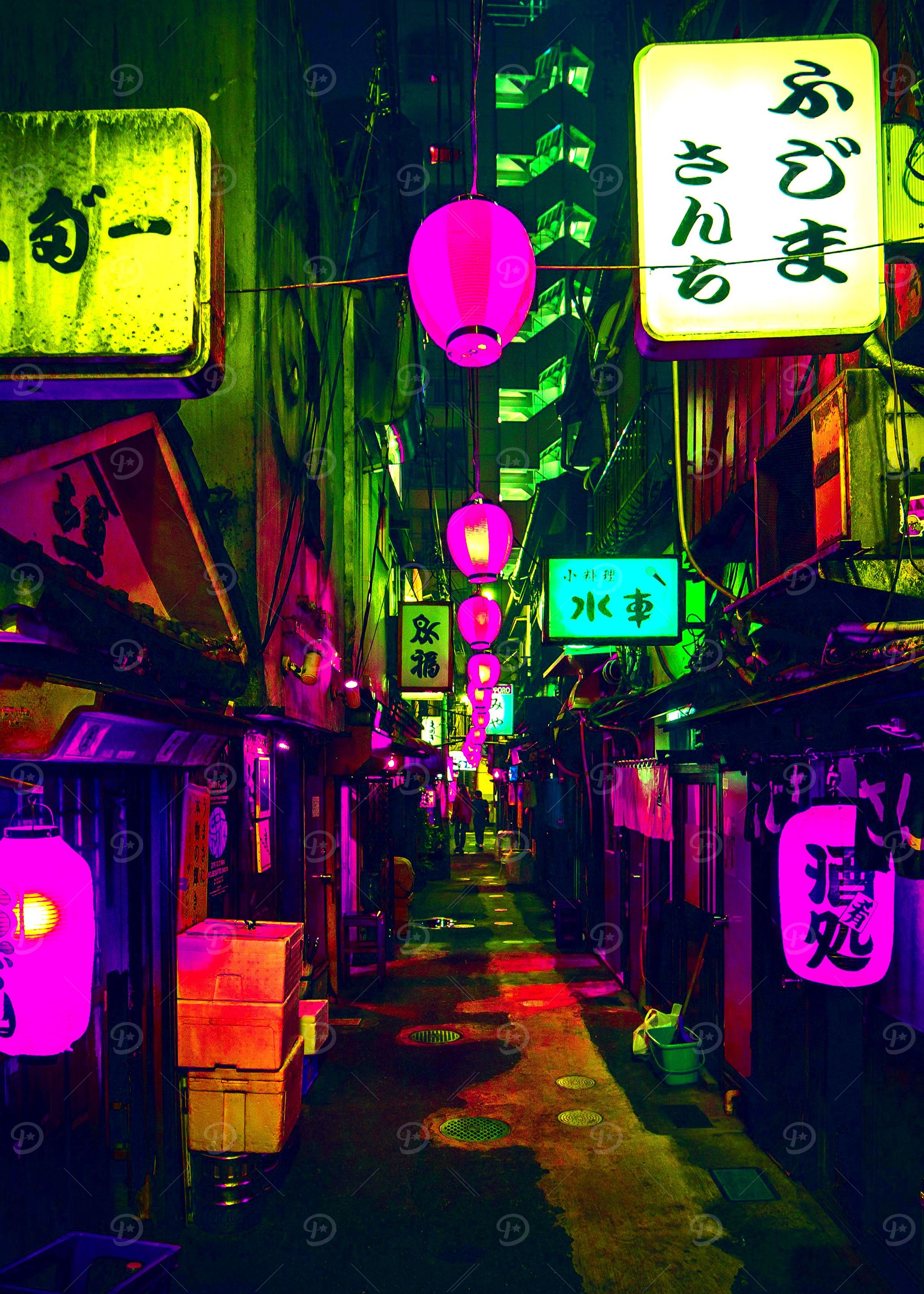 neon aisle japanese