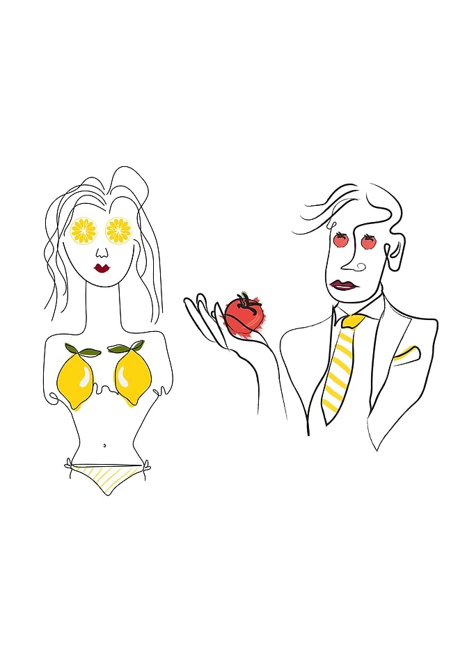 Couple romatic Picasso Art