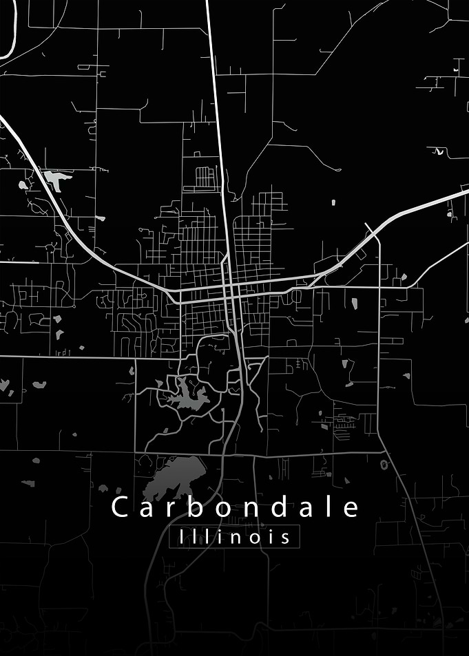Carbondale City Map