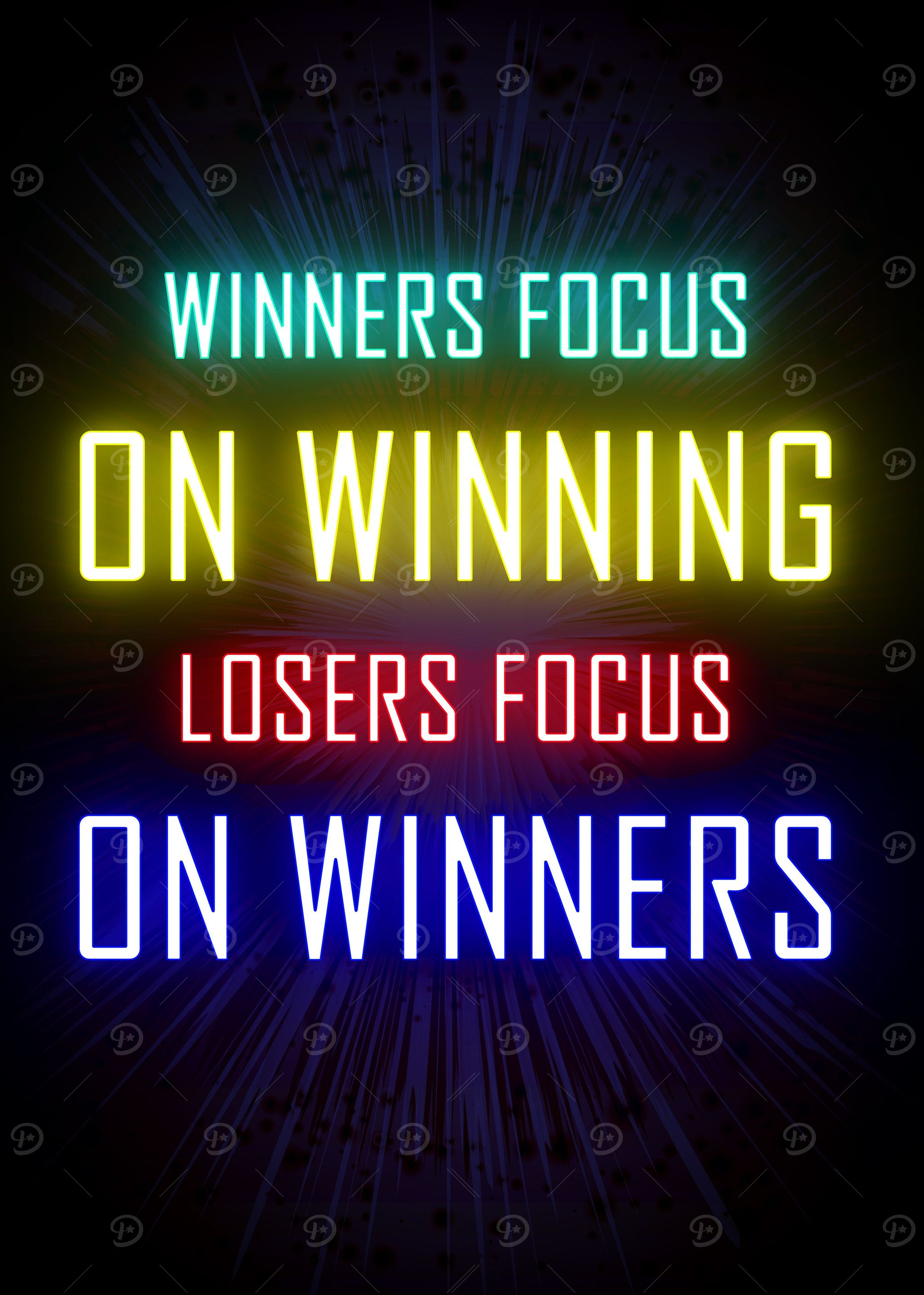 Winners Focus On Winning