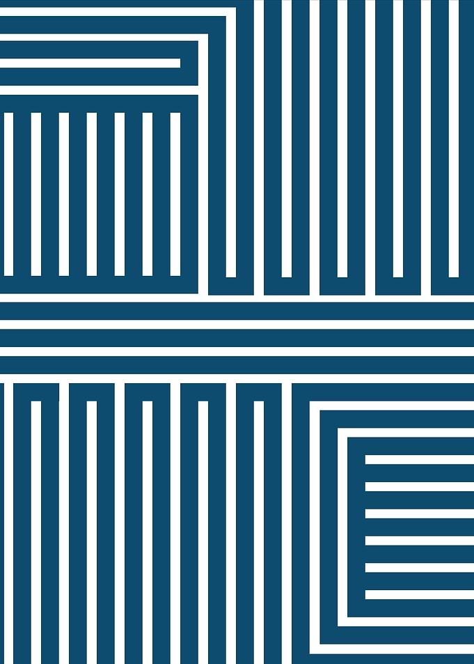 Abstract Pattern Blue