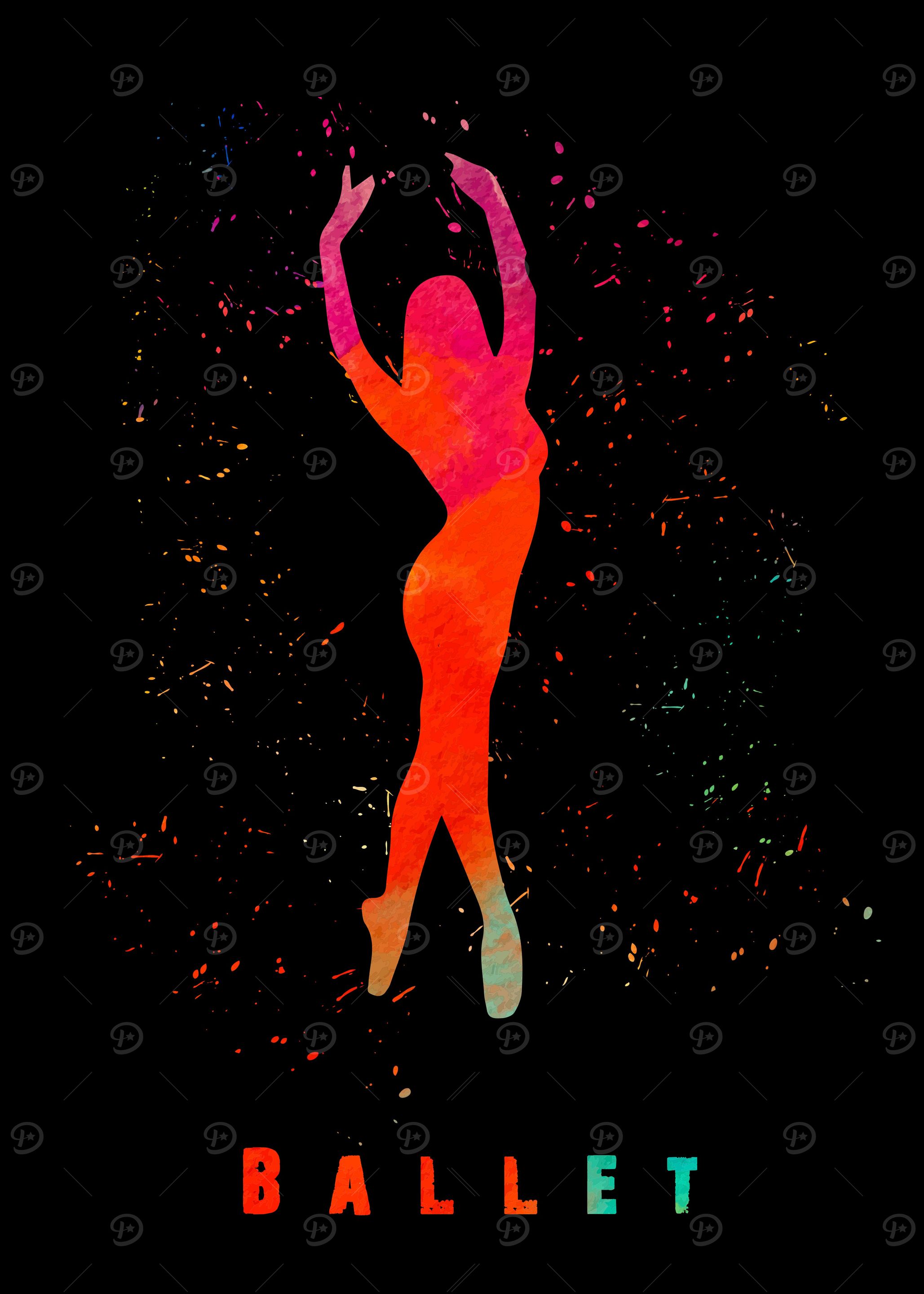 Ballet Dance Colorful