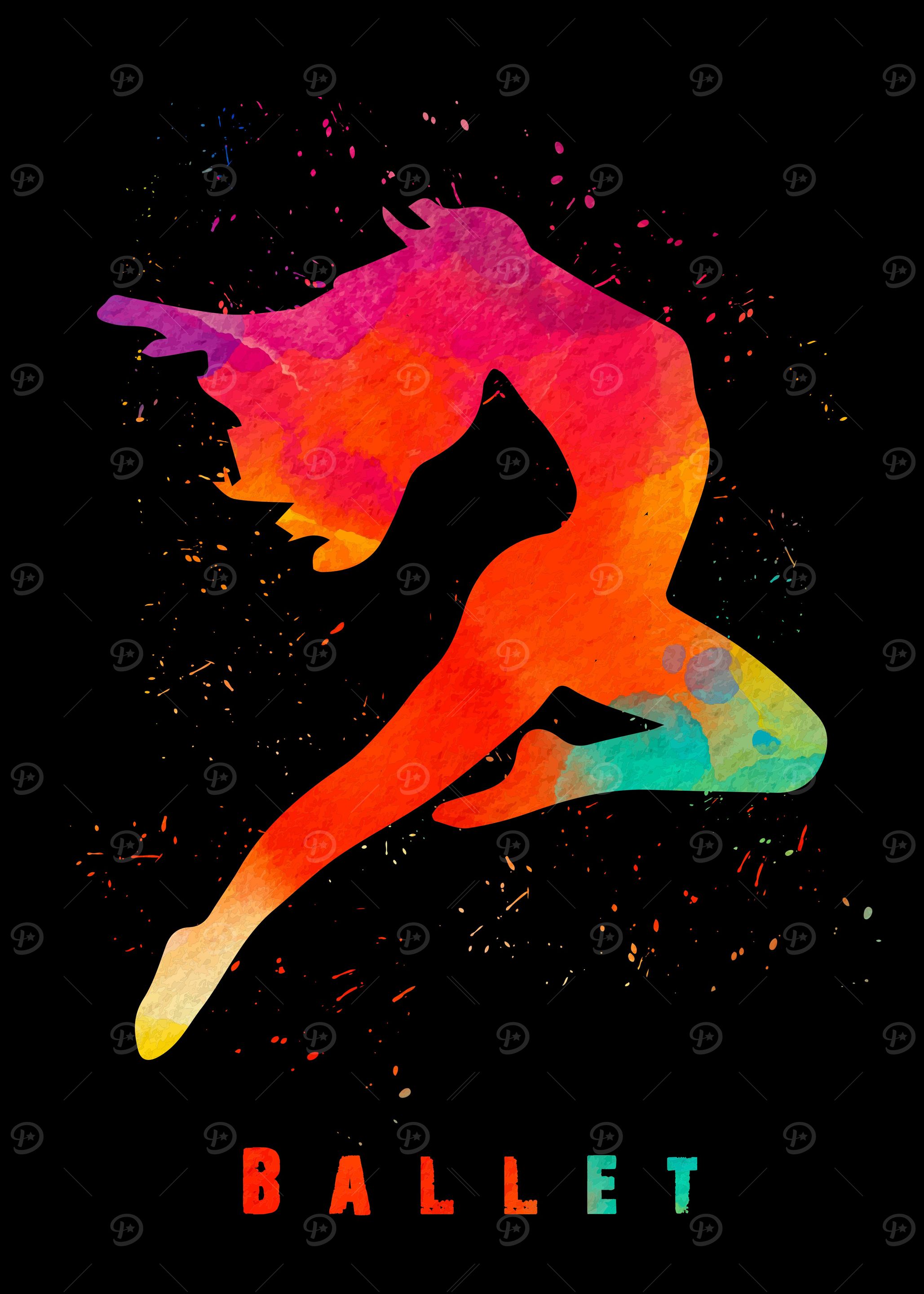 Ballet Dance Colorful