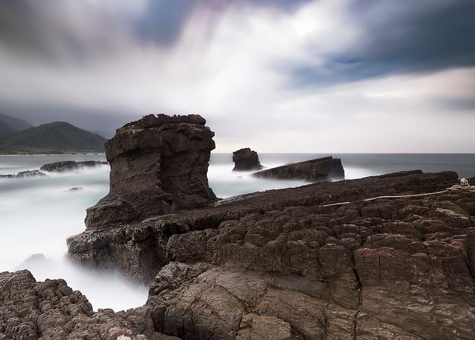 Beautiful textured rocks