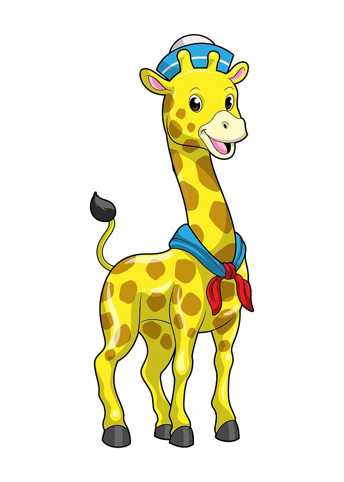 Giraffe Sailor Sailor hat