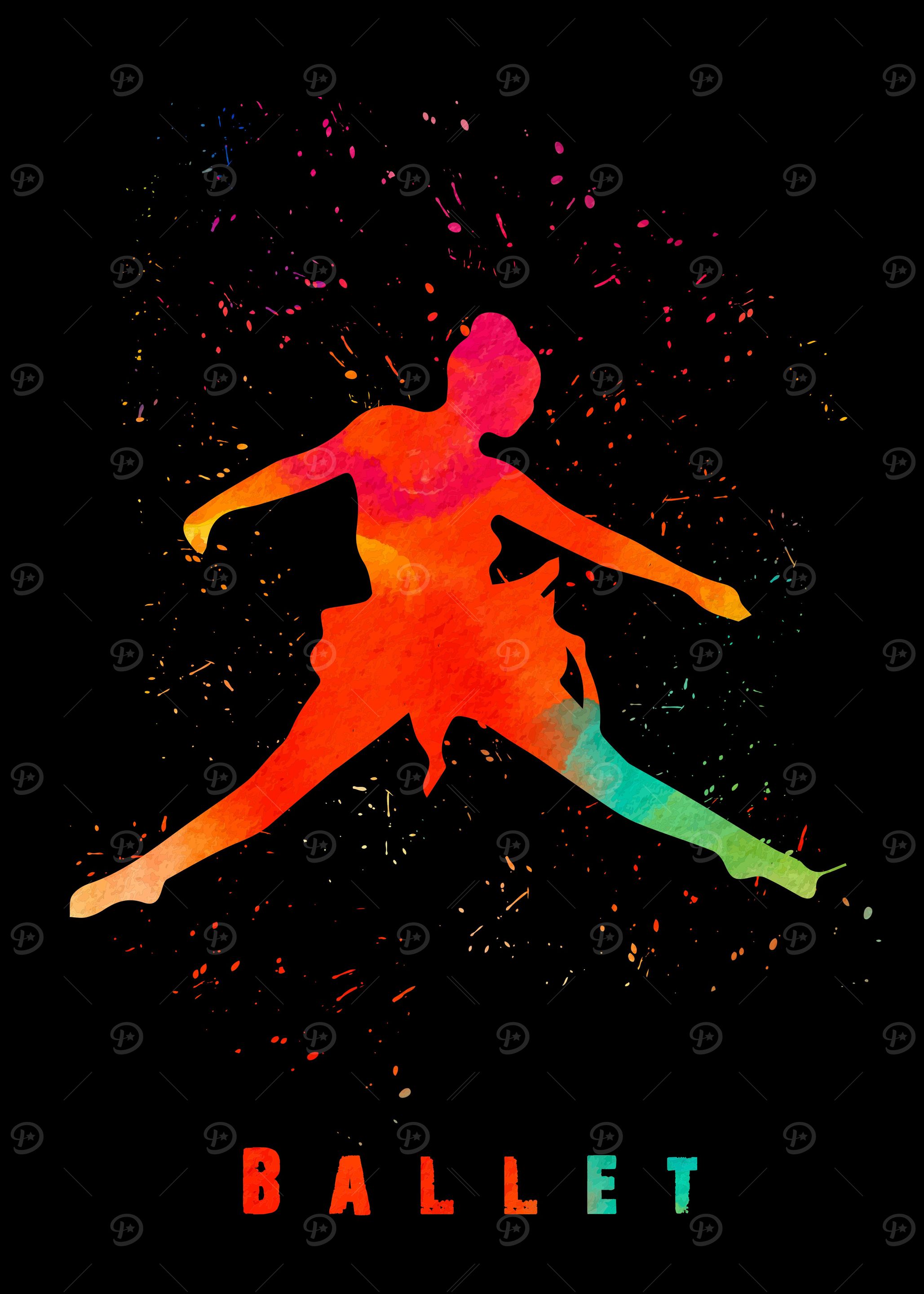 Ballet Dance Colorful