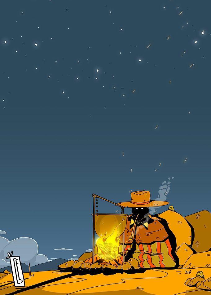 A night in the Wasteland