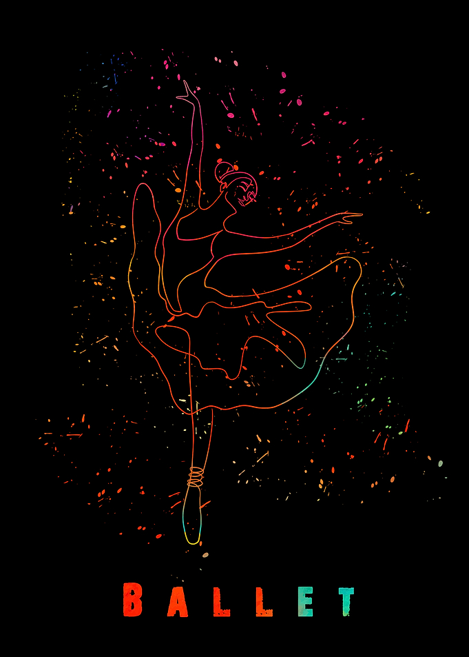 Ballet Dance Colorful
