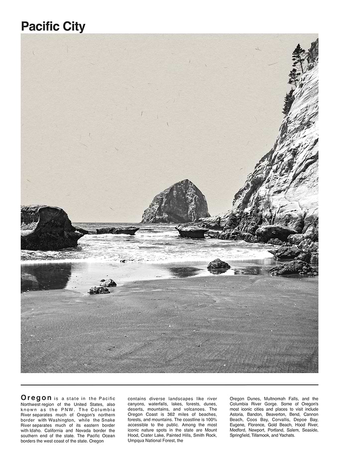 Oregon Minimalist Beach
