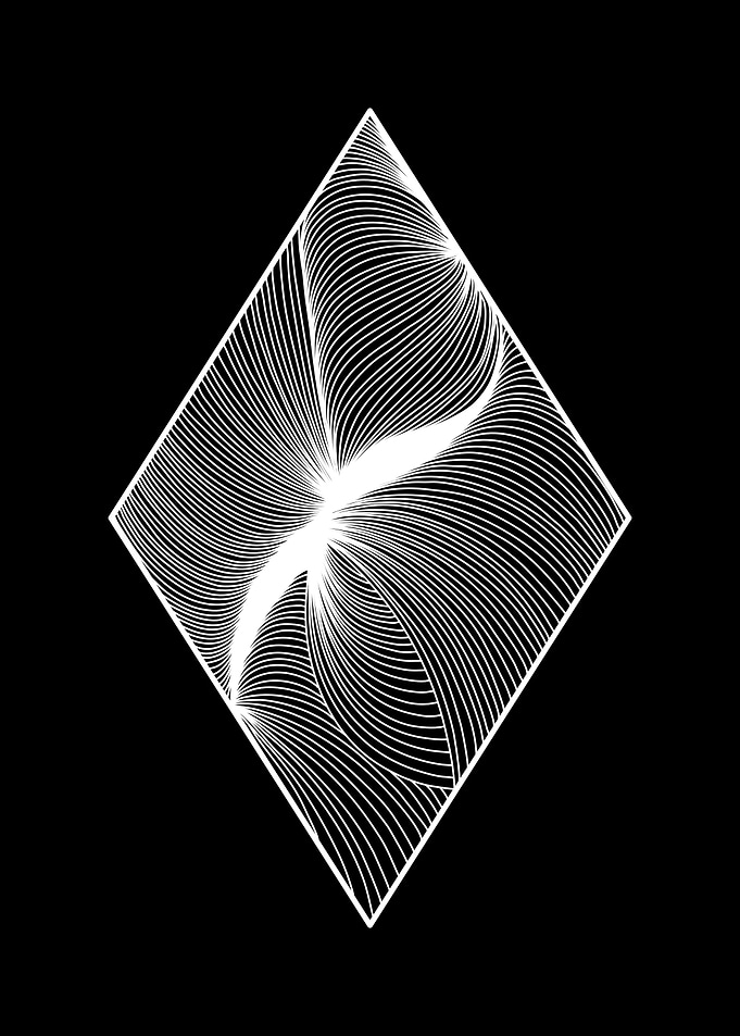 Line Art Diamond 07