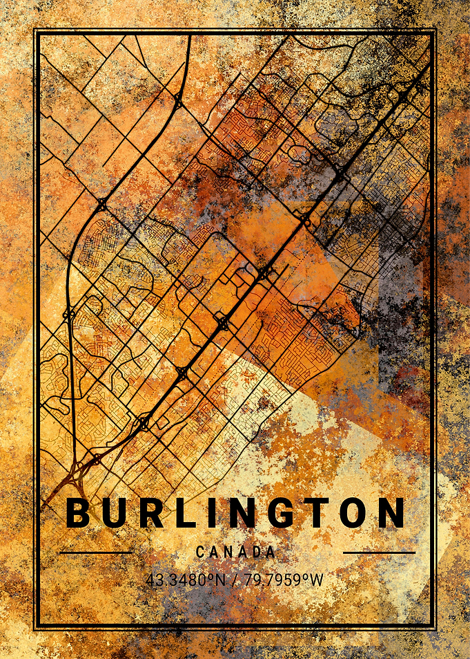 Burlington Canada Map