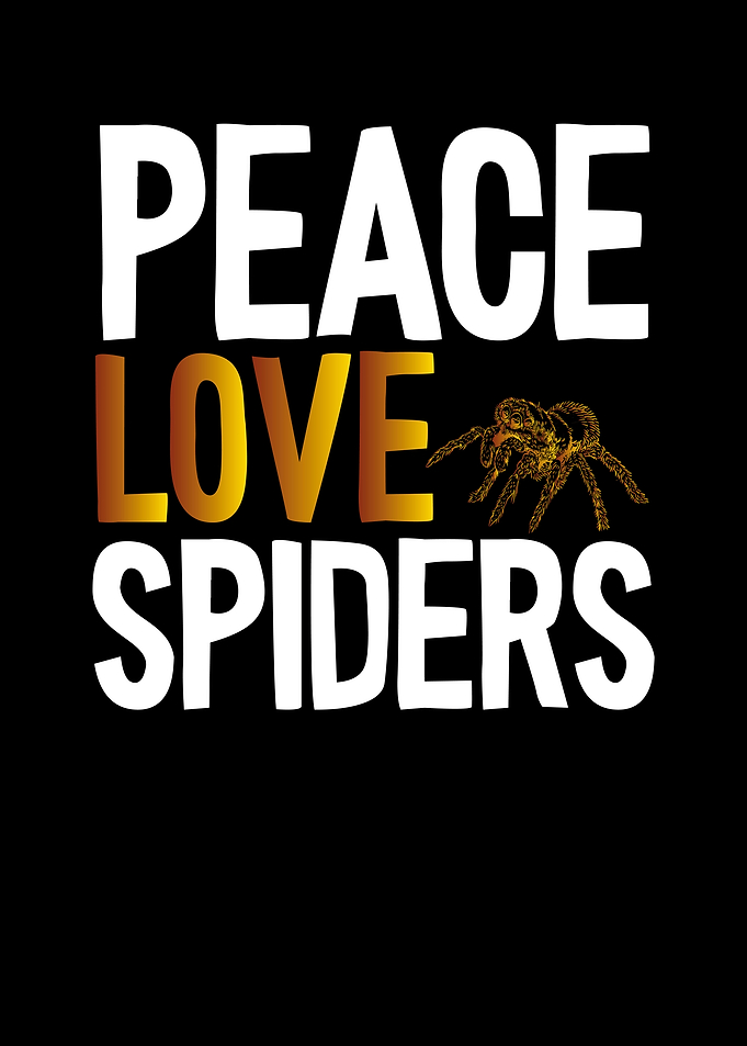 Peace love spiders