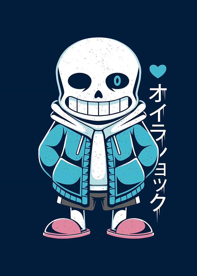 Undertale Sans Lazy Bones