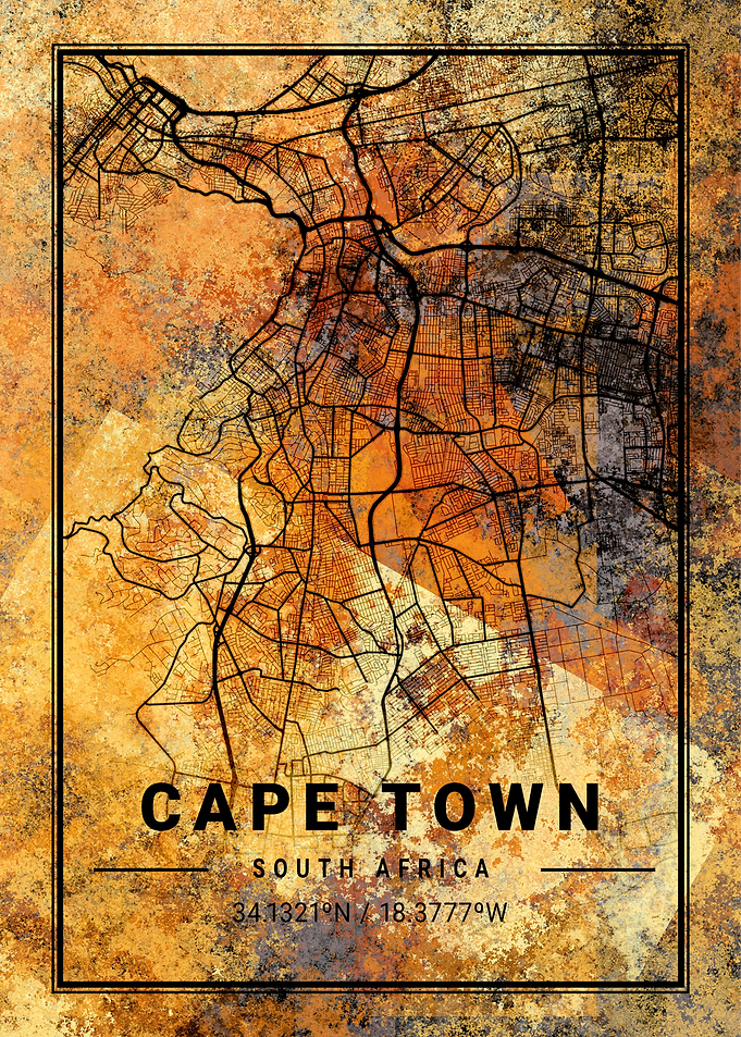 Cape Town South Africa Map