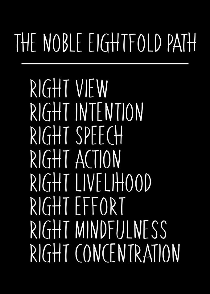 NOBLE EIGHTFOLD PATH WB